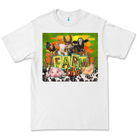 White farm life with animals Premium Tee - TumblerDesignByShophia