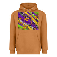 Meerkat mardi gras fleur delis leopard and cowhide Heavyweight Hoodie - AdoDesignShop