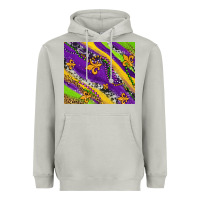 Moon Dust mardi gras fleur delis leopard and cowhide Heavyweight Hoodie - AdoDesignShop