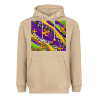 Mushroom mardi gras fleur delis leopard and cowhide Heavyweight Hoodie - AdoDesignShop