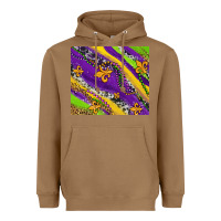 Toasted Coconut mardi gras fleur delis leopard and cowhide Heavyweight Hoodie - AdoDesignShop