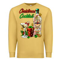 Antique Gold christmas cocktail martini and gift Premium Sweatshirt - AdoDesignShop
