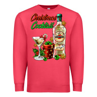 Cardinal christmas cocktail martini and gift Premium Sweatshirt - AdoDesignShop