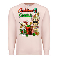 Christmas Cocktail Martini And Gift Premium Sweatshirt | Teevron