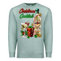 Seafoam christmas cocktail martini and gift Premium Sweatshirt - AdoDesignShop
