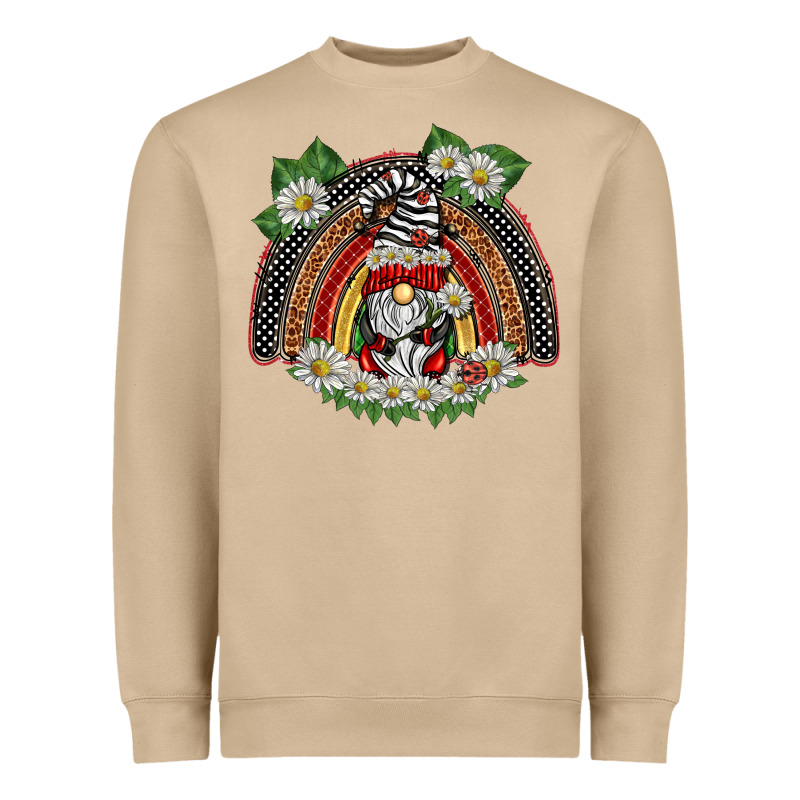 Ladybuy Gnomies Rainbow Heavyweight Sweatshirt by BarkalooDesign | Teevron