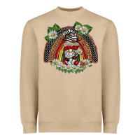 Mushroom ladybuy gnomies rainbow Heavyweight Sweatshirt - BarkalooDesign