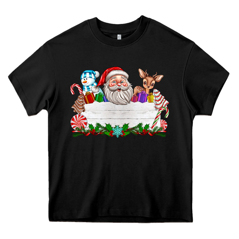 Custom Name Christmas Heavy Core Tee by texasbilliewilder | Teevron