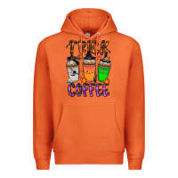 Carrot trick or coffee Premium Hoodie - CowhideDigitalArt