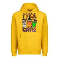 Lemon trick or coffee Premium Hoodie - CowhideDigitalArt