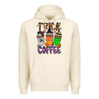 Tofu trick or coffee Premium Hoodie - CowhideDigitalArt