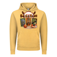 Vintage Mustard basketball dad Vintage Hoodie - FaDigitalArtStudio