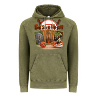 Vintage Olive basketball dad Vintage Hoodie - FaDigitalArtStudio