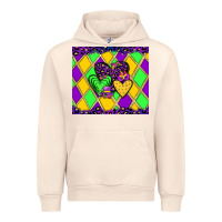 Sandshell mardi gras hearts Urban Hoodie - JahusDesignShop