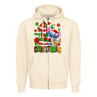 My First Christmas Stitch Zipper Hoodie | Teevron