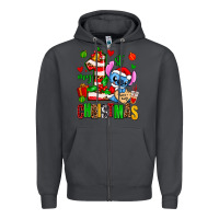 Smoke my first christmas stitch Zipper Hoodie - AdoDesignShop