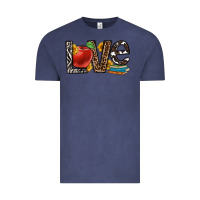 Vintage Denim love teacher Vintage Tee - OliviaCreatesArt