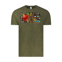 Vintage Olive love teacher Vintage Tee - OliviaCreatesArt