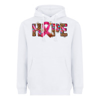 White hope and cancer ribbon Heavyweight Hoodie - AdoDesignShop