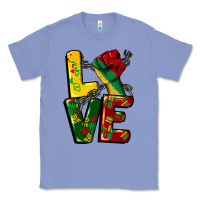 Colony Blue love juneteenth Classic Tee - CowGirlArtShop
