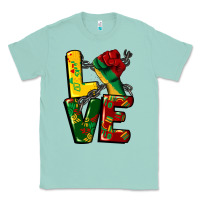 Seafoam love juneteenth Classic Tee - CowGirlArtShop
