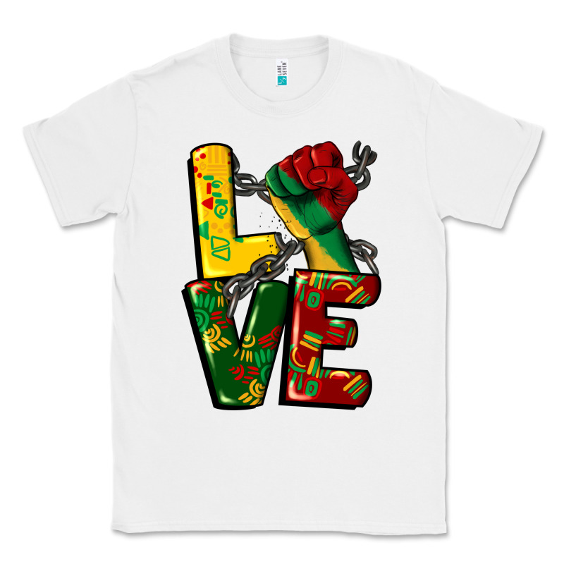 Love Juneteenth Classic Tee by CowGirlArtShop | Teevron