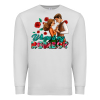 Dove Grey where is my romeo Premium Sweatshirt - AdoDesignShop