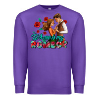 Purple where is my romeo Premium Sweatshirt - AdoDesignShop
