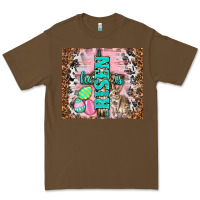 Cacao western he is risen with rabbit Premium Tee - TumblerDesignByShophia