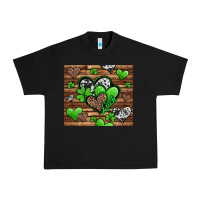Black St. Patrick's Day hearts Urban Heavy Tee - Jasminsmagicworld