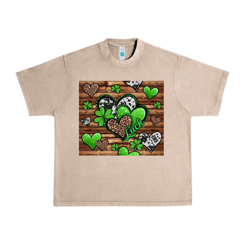 St. Patrick's Day Hearts Urban Heavy Tee by Jasminsmagicworld | Teevron