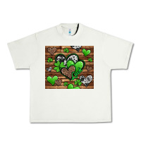 Pistachio St. Patrick's Day hearts Urban Heavy Tee - Jasminsmagicworld