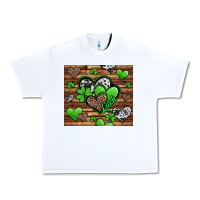 White St. Patrick's Day hearts Urban Heavy Tee - Jasminsmagicworld