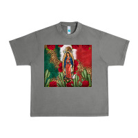 Tornado Our Lady Of Guadalupe Mexican Flag Roses Cactus Urban Heavy Tee - FaDigitalArtStudio