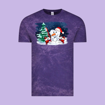 Teeth Snow Party Costom Ado Vintage Tee Designed By Oliviacreatesart