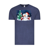 Vintage Denim teeth snow party costom ado Vintage Tee - OliviaCreatesArt