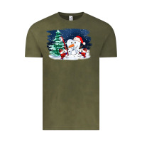Vintage Olive teeth snow party costom ado Vintage Tee - OliviaCreatesArt