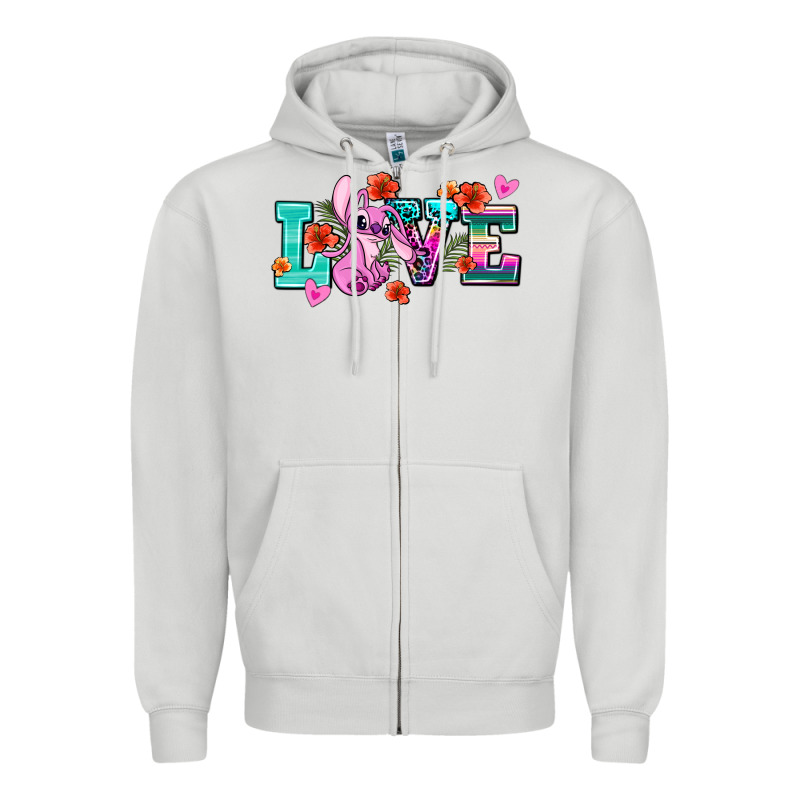 Love Stitch Zipper Hoodie by AdoDesignShop | Teevron