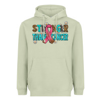 Matcha stronger than cancer with cancer ribbon Heavyweight Hoodie - AdoDesignShop