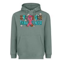 Sage stronger than cancer with cancer ribbon Heavyweight Hoodie - AdoDesignShop