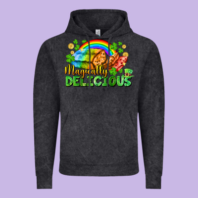 Magically Delicious St. Patricks Day Vintage Hoodie Designed By Fadigitalartstudio