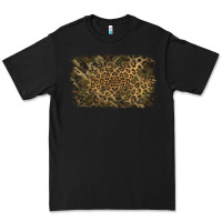 Black Camouflage Leopard Background Premium Tee - Jasminsmagicworld