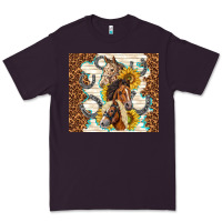 Plum horses with sunflowers Premium Tee - TumblerDesignByShophia