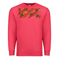 Cardinal leopar and cowhide with mistletoe Premium Sweatshirt - AdoDesignShop