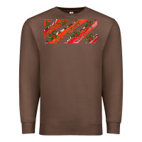 Chestnut leopar and cowhide with mistletoe Premium Sweatshirt - AdoDesignShop