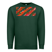 Sports Green leopar and cowhide with mistletoe Premium Sweatshirt - AdoDesignShop