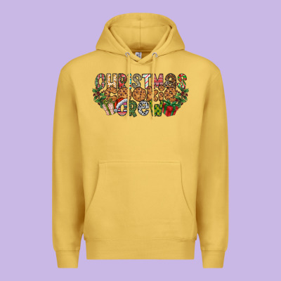 Christmas Cookie Crew Premium Hoodie Designed By Cowhidedigitalart