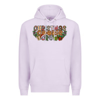 Lilac christmas cookie crew Premium Hoodie - CowhideDigitalArt