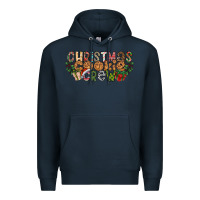 Navy christmas cookie crew Premium Hoodie - CowhideDigitalArt