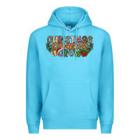 Ocean Blue christmas cookie crew Premium Hoodie - CowhideDigitalArt